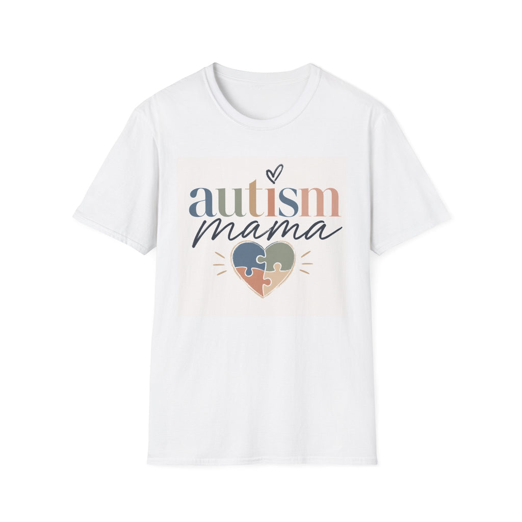 Autism Mama T-Shirt — Heart Puzzle Piece Mom Tee